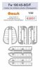 Omask 63001 Fw 190 A5-8 / D / F masks for control surfaces (for Hasegawa) 1/32